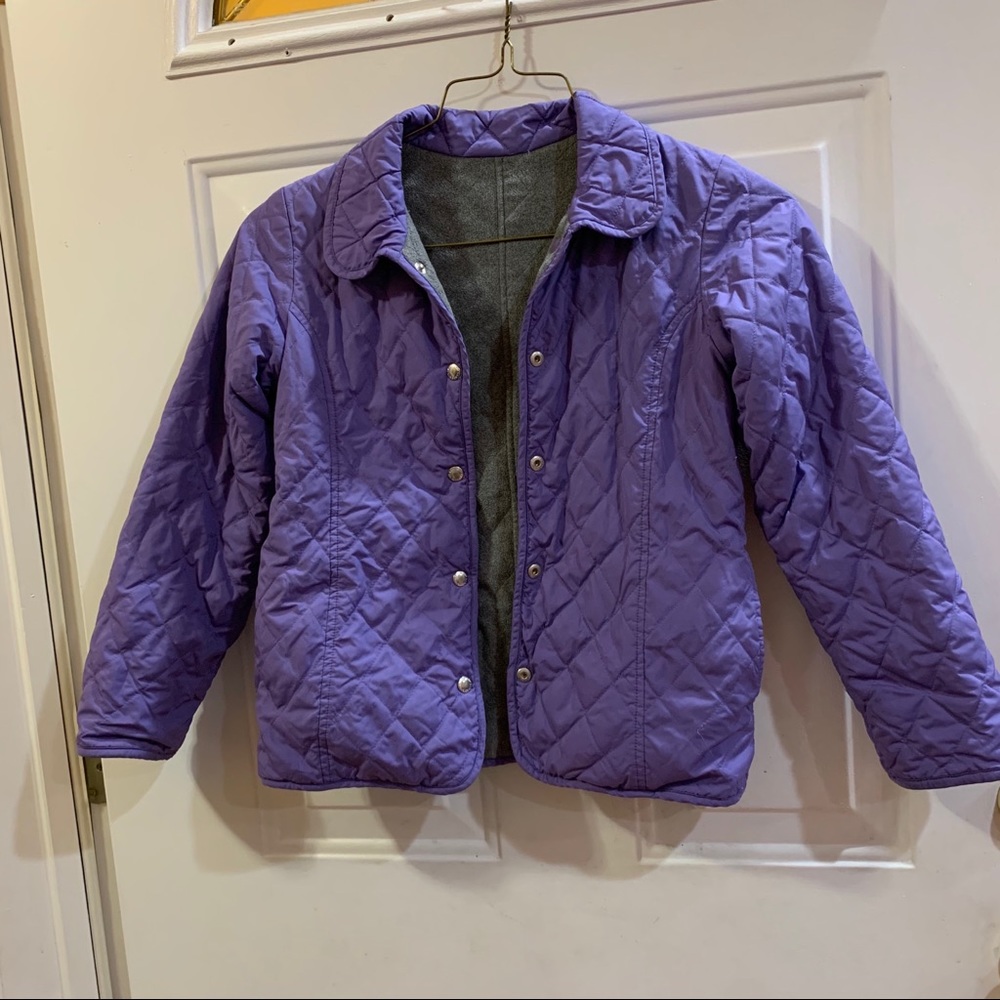 Girls Light Reversible Quilted Jacket